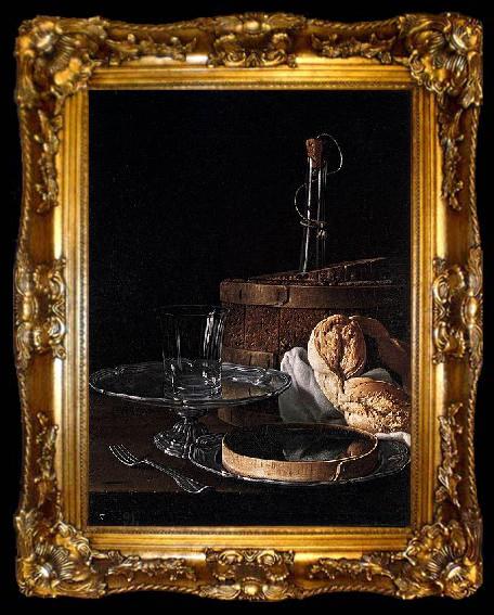framed  Luis Eugenio Melendez Still-Life, ta009-2